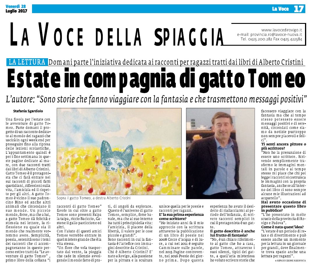 28 07 17 lavoce rovigo gatto tomeo