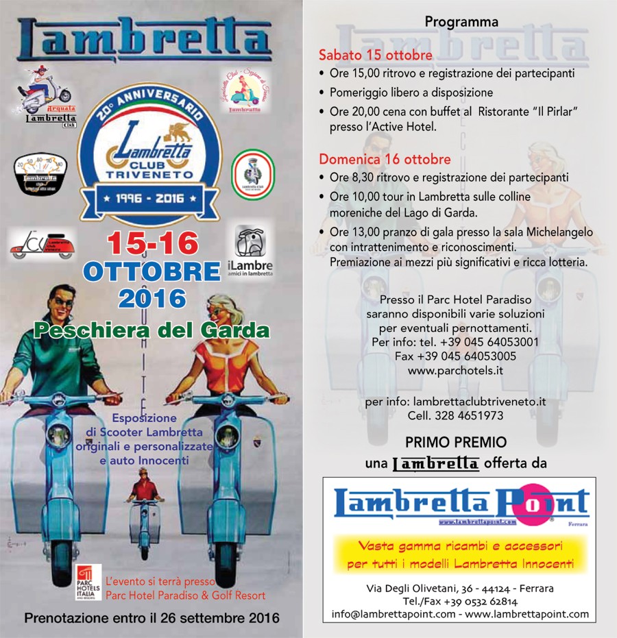 lambretta XX anniversario w